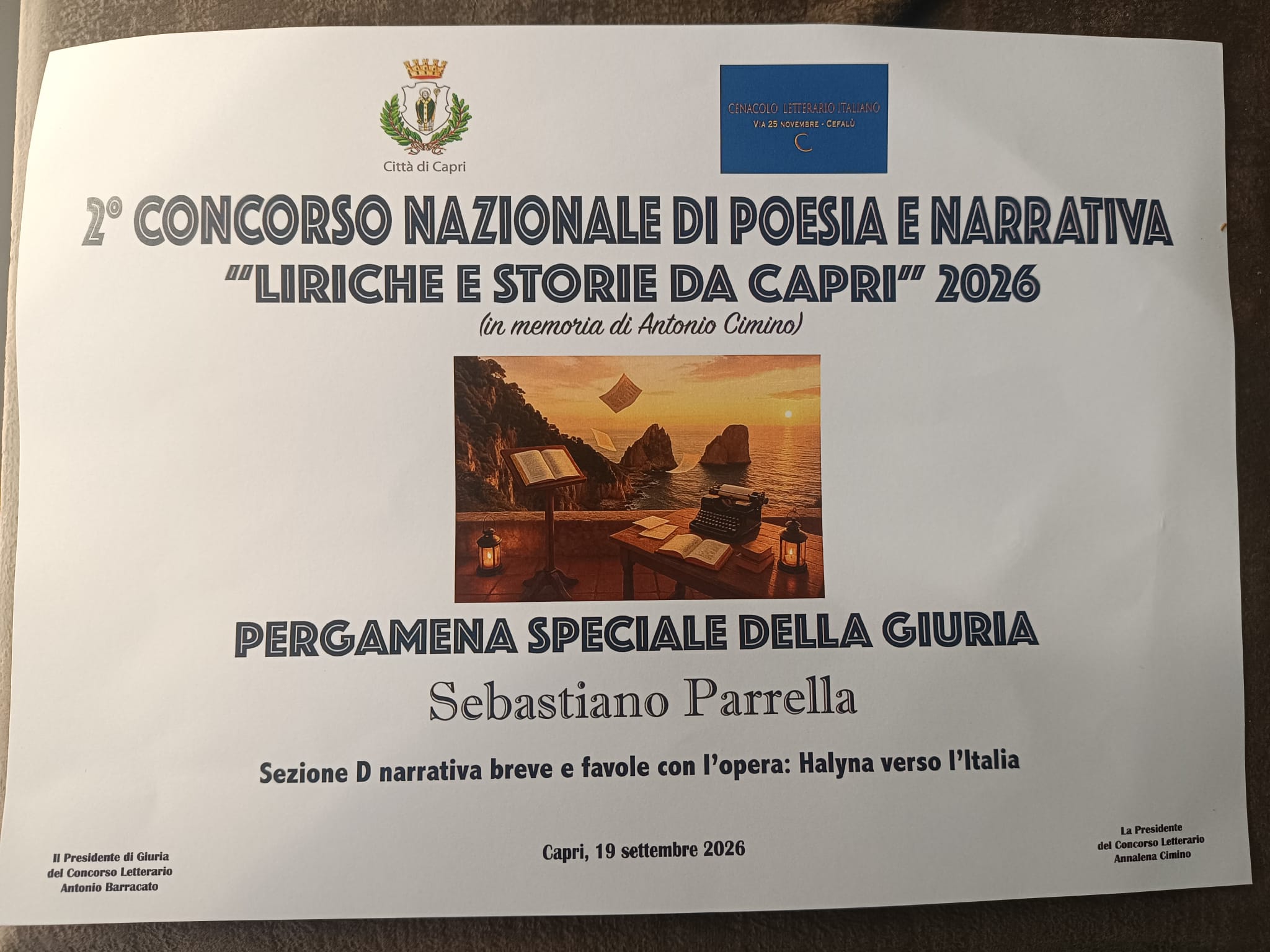 concorso capri